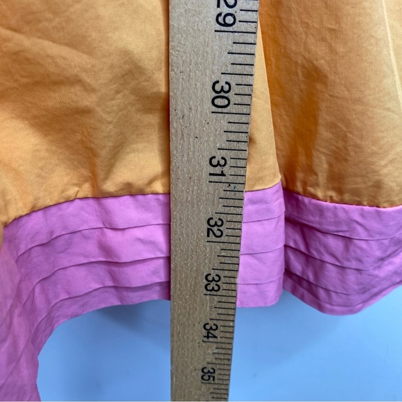 English Factory Dress M Clementine Punch Mini Puff Sleeve Smocked Tiered Preppy - Picture 10 of 13